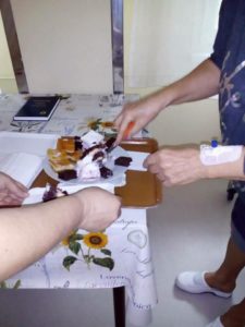 Örömsüti debreceni csoportja a Hospice-Palliatív Terápiás osztállyal